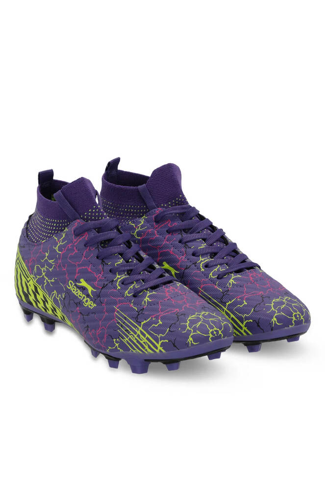 Slazenger CORNER KR Erkek Krampon Mor Futbol Ayakkabısı