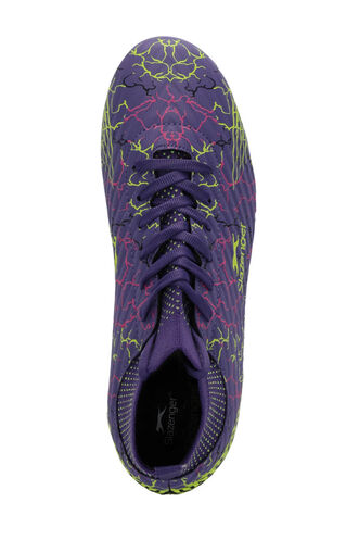 Slazenger CORNER KR Erkek Krampon Mor Futbol Ayakkabısı - Thumbnail