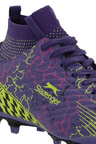 Slazenger CORNER KR Erkek Krampon Mor Futbol Ayakkabısı - Thumbnail