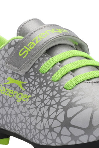 Slazenger CRYSTAL Unisex Çocuk Futbol Ayakkabıları Gri - Thumbnail