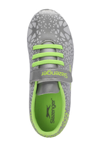 Slazenger CRYSTAL Unisex Çocuk Futbol Ayakkabıları Gri - Thumbnail