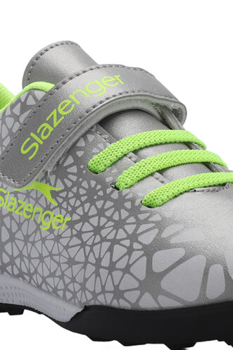 Slazenger CRYSTAL Unisex Çocuk Futbol Ayakkabıları Gri - Thumbnail