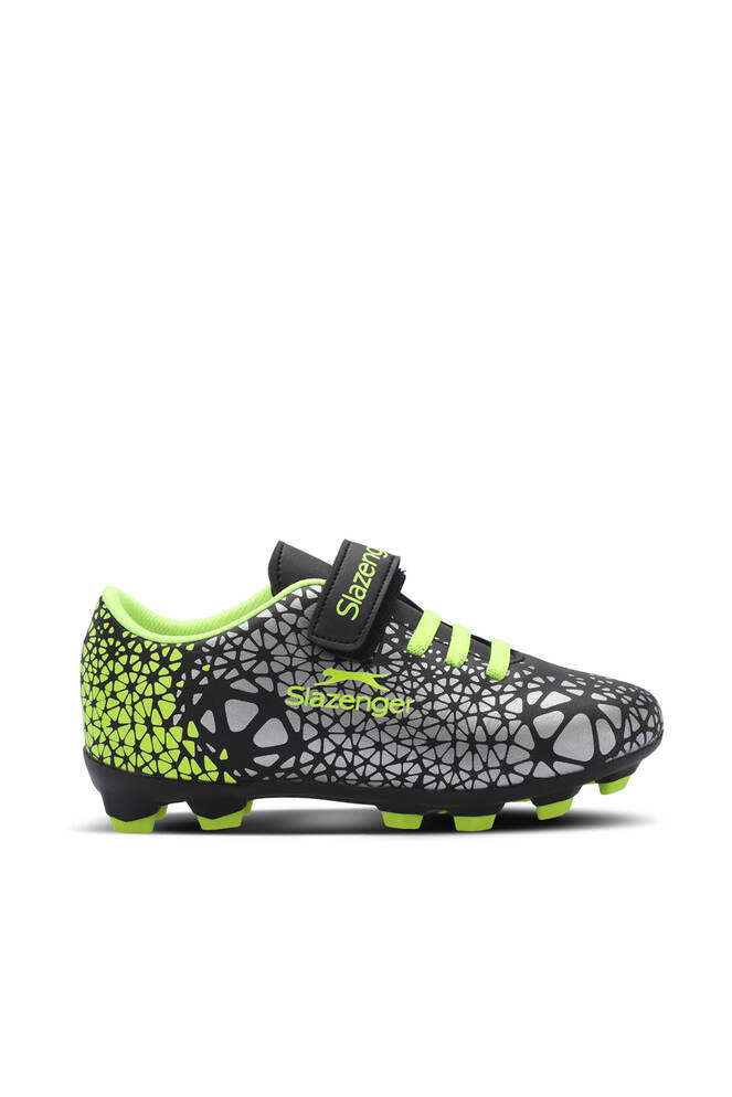 Slazenger CRYSTAL Unisex Çocuk Futbol Ayakkabıları Siyah - Yeşil