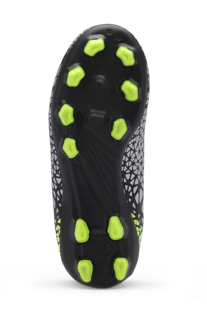 Slazenger CRYSTAL Unisex Çocuk Futbol Ayakkabıları Siyah - Yeşil