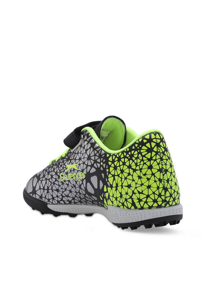 Slazenger CRYSTAL Unisex Çocuk Futbol Ayakkabıları Siyah - Yeşil