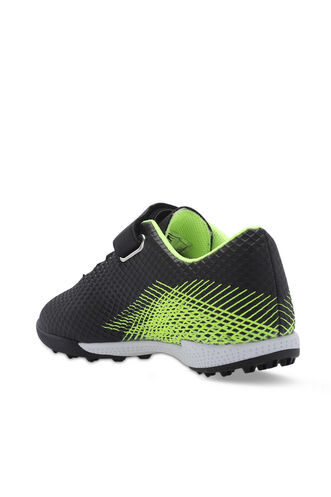 Slazenger CULTURAL Unisex Çocuk Futbol Ayakkabıları Siyah - Yeşil - Thumbnail