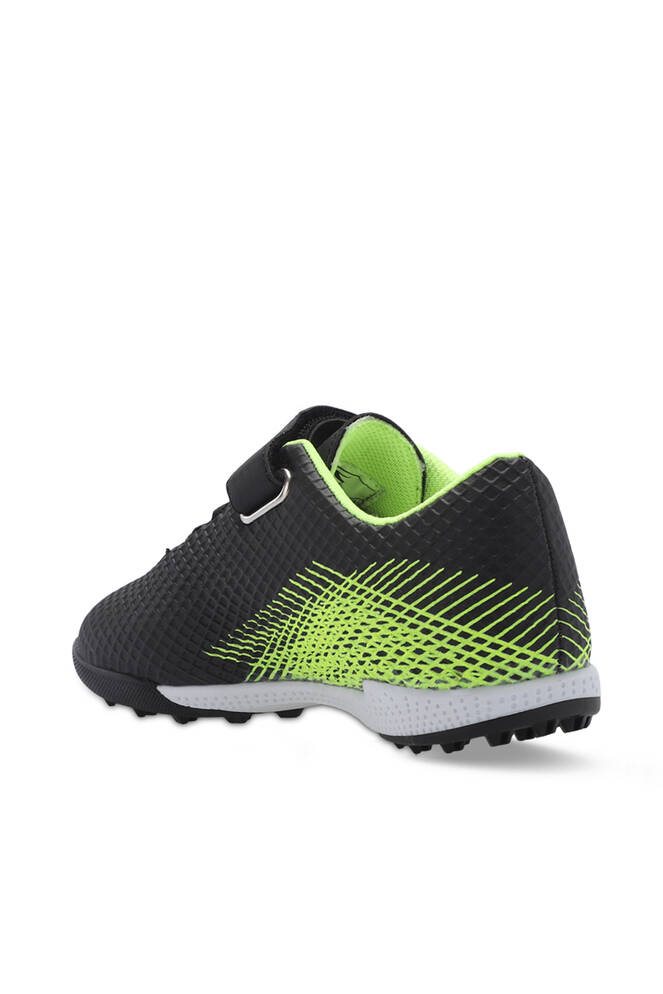 Slazenger CULTURAL Unisex Çocuk Futbol Ayakkabıları Siyah - Yeşil