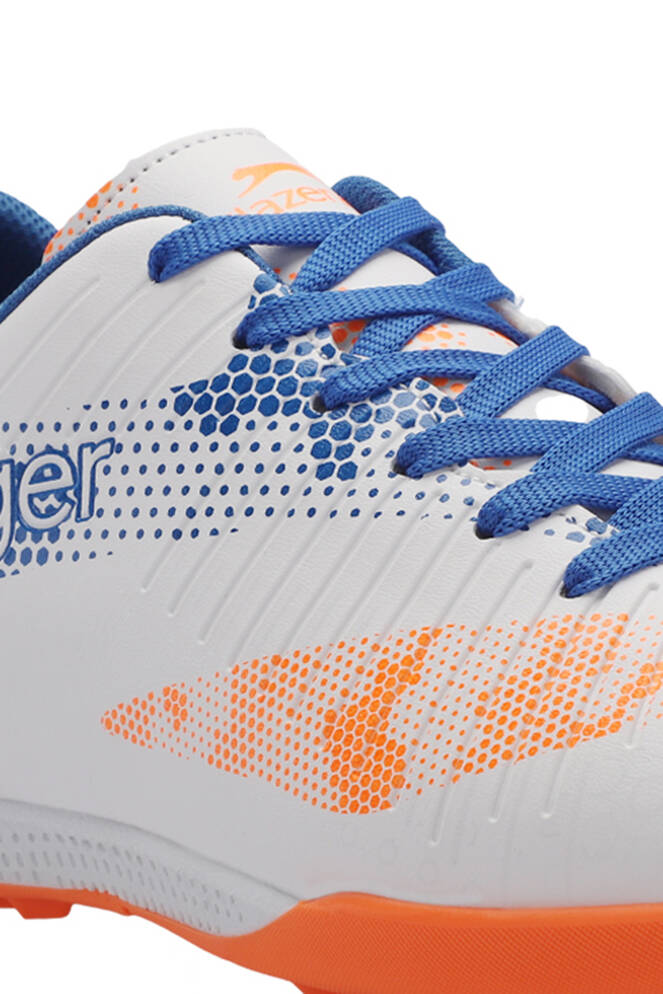 Slazenger CYPRUS Erkek Futbol Ayakkabıları Beyaz - Kraliyet Mavi