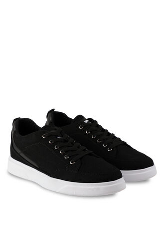 Slazenger DAN Sneaker Men's Shoes Black - White - Thumbnail