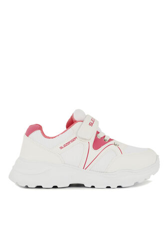Slazenger - Slazenger DANKO Sneaker Kız Çocuk Ayakkabı Beyaz - Fuşya