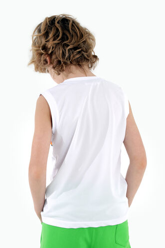 Slazenger DAVORKA Boys' Sleeveless T-Shirt White - Thumbnail