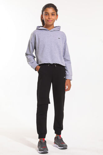 Slazenger DEBBIE Girls' Child Sweatshirt Gray - Thumbnail