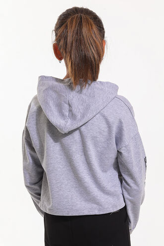 Slazenger DEBBIE Girls' Child Sweatshirt Gray - Thumbnail