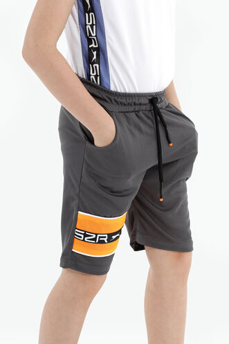 Slazenger DEBORA Boys' Shorts Dark Gray - Thumbnail