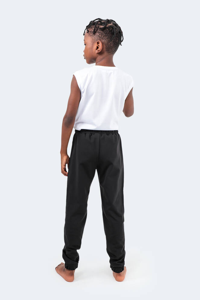 Slazenger DESERT Boy Child Sweatpants Bottoms Black