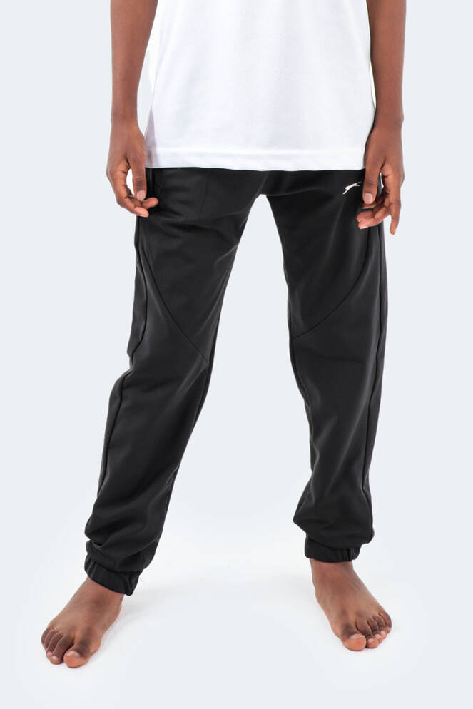 Slazenger DESERT Boy Child Sweatpants Bottoms Black