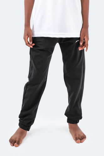 Slazenger DESERT Boy Child Sweatpants Bottoms Black - Thumbnail