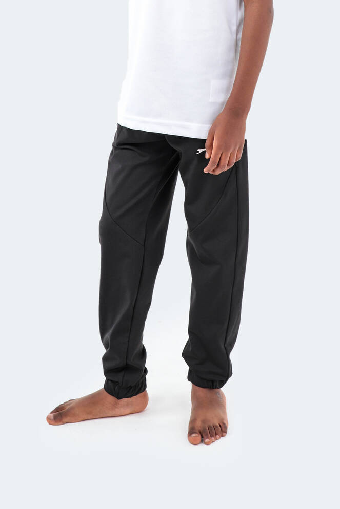 Slazenger DESERT Boy Child Sweatpants Bottoms Black