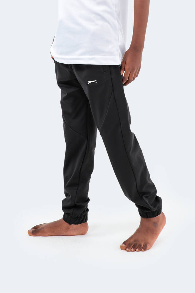 Slazenger DESERT Boy Child Sweatpants Bottoms Black