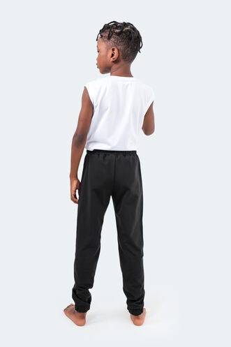 Slazenger DESERT Boy Child Sweatpants Bottoms Black - Thumbnail