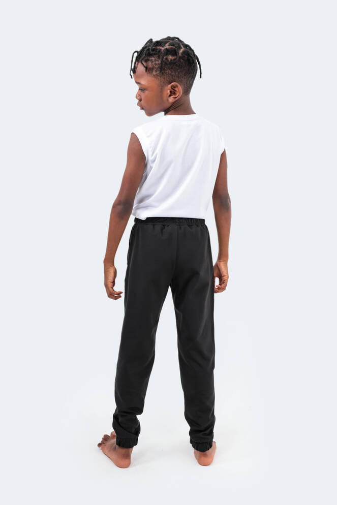 Slazenger DESERT Boy Child Sweatpants Bottoms Black