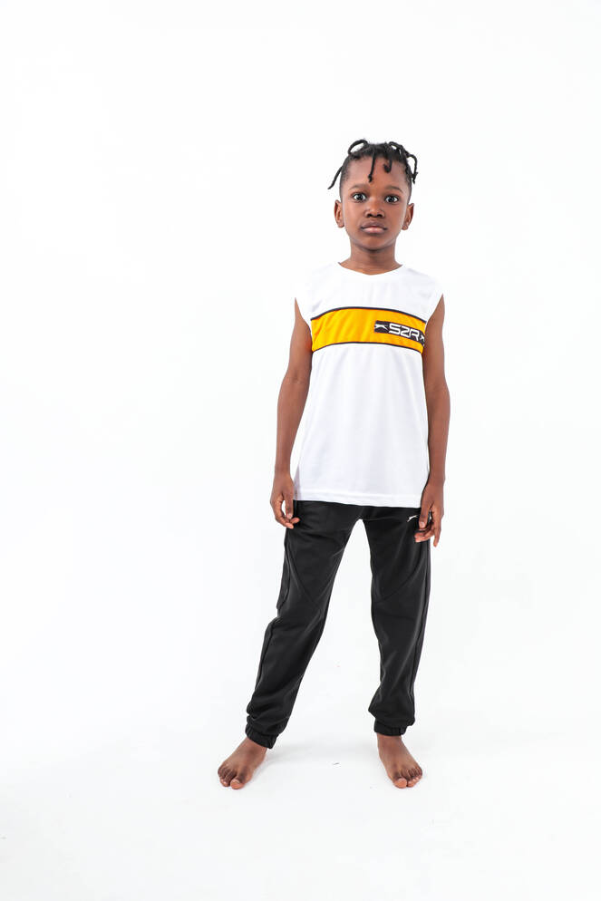 Slazenger DESERT Boy Child Sweatpants Bottoms Black