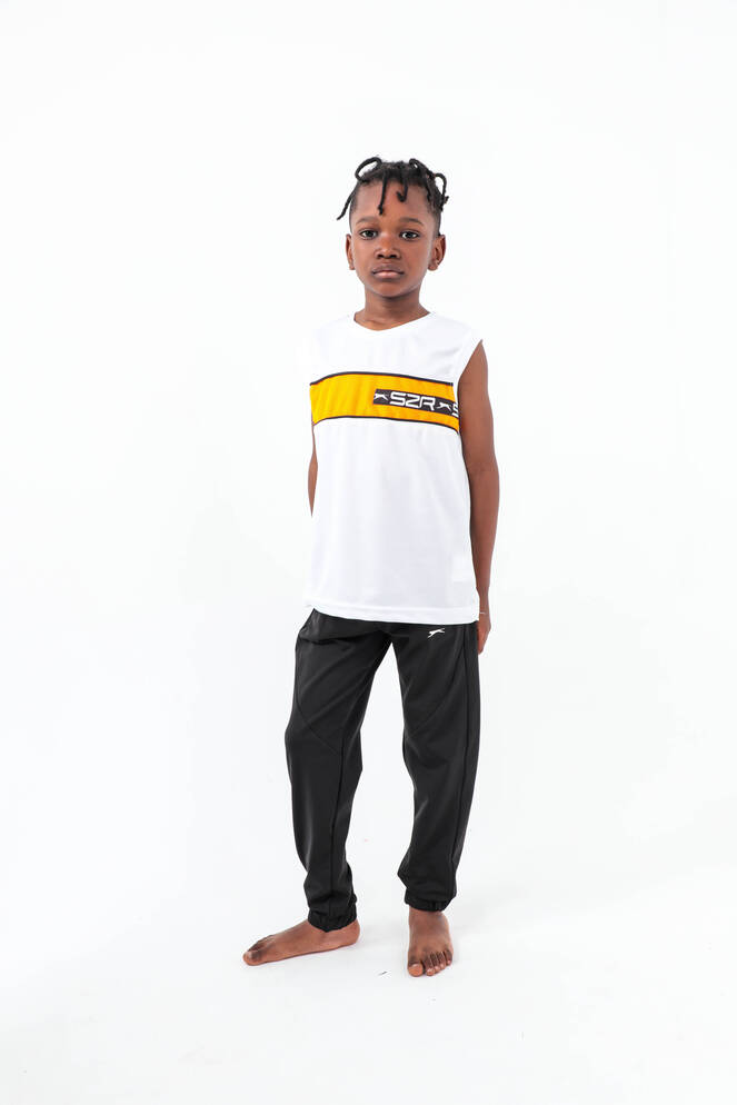 Slazenger DESERT Boy Child Sweatpants Bottoms Black