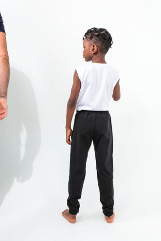 Slazenger DESERT Boy Child Sweatpants Bottoms Black - Thumbnail