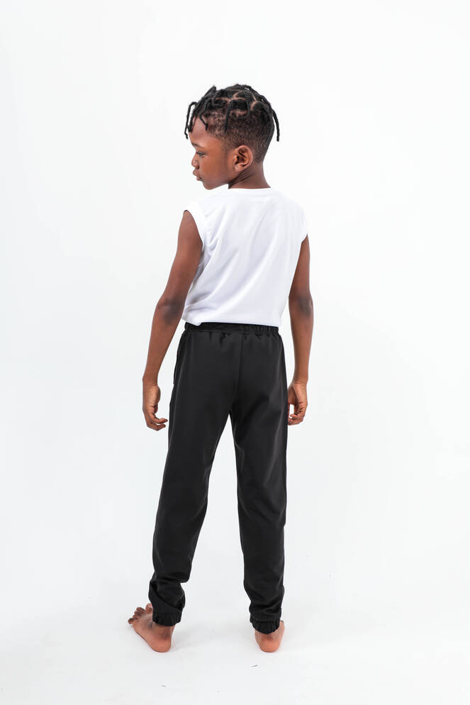 Slazenger DESERT Boy Child Sweatpants Bottoms Black