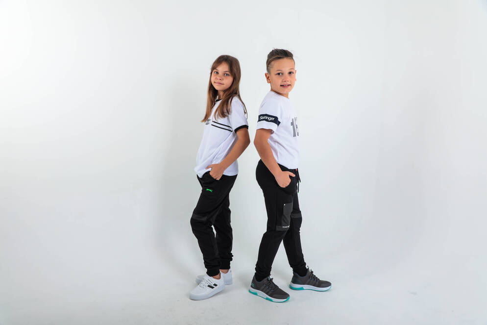 Slazenger DESI Unisex Children's Tracksuit Bottoms Black