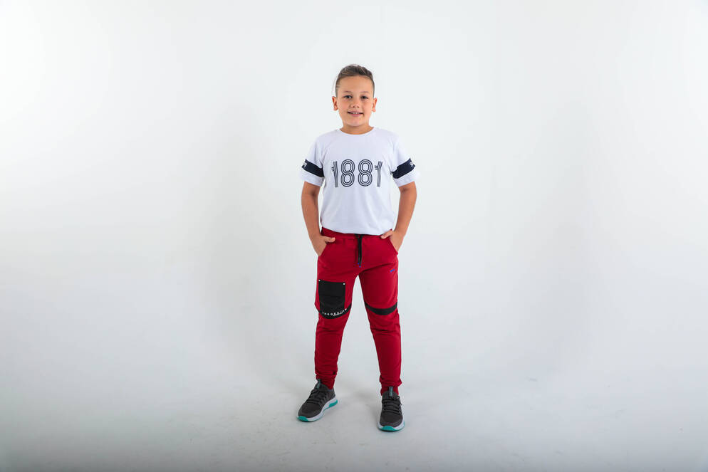 Slazenger DESI Unisex Çocuk Eşofman Altı Kırmızı