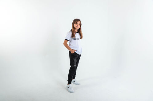 Slazenger - Slazenger DESI Unisex Çocuk Eşofman Altı Siyah