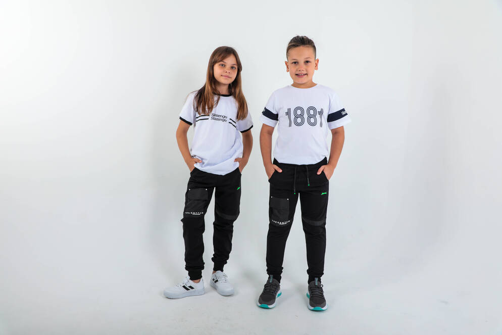 Slazenger DESI Unisex Çocuk Eşofman Altı Siyah