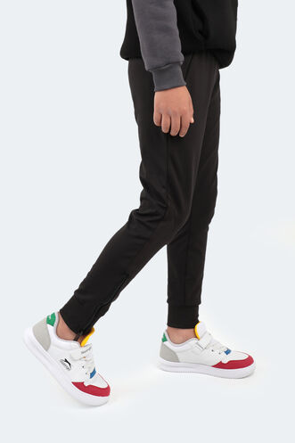 Slazenger DESISLAV Unisex Çocuk Eşofman Altı Siyah - Thumbnail