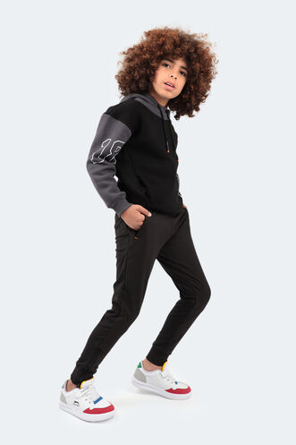 Slazenger DESISLAV Unisex Kids Sweatpants Black - Thumbnail