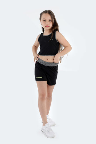 Slazenger DESTA Girls' Tracksuit Black - Thumbnail