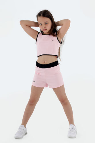 Slazenger DESTA Girls' Tracksuit Pink - Thumbnail