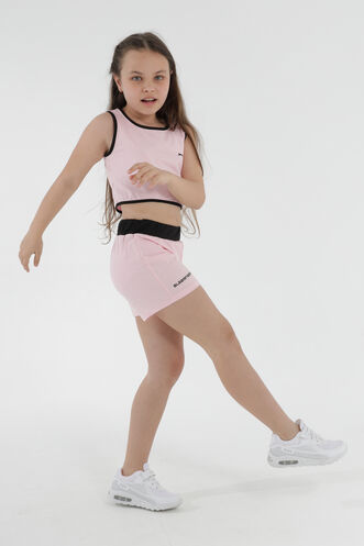 Slazenger DESTA Girls' Tracksuit Pink - Thumbnail