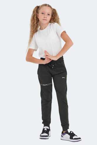 Slazenger DESTA Unisex Children's Tracksuit Bottoms Khaki - Thumbnail