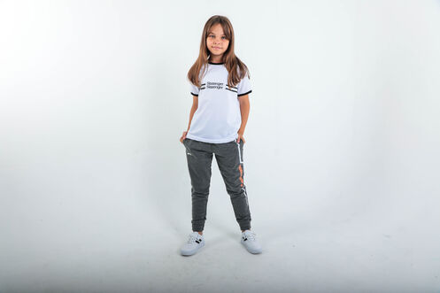 Slazenger DETLEV Unisex Children's Sweatpants Bottoms Dark Grey - Thumbnail