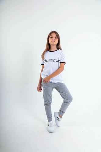 Slazenger DETLEV Children's Tracksuit Bottoms Gray - Thumbnail