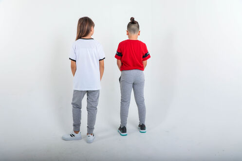 Slazenger DETLEV Children's Tracksuit Bottoms Gray - Thumbnail