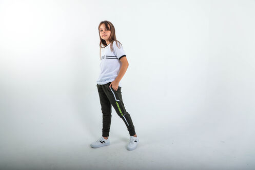 Slazenger DETLEV Kids' Tracksuit Bottoms Khaki - Thumbnail