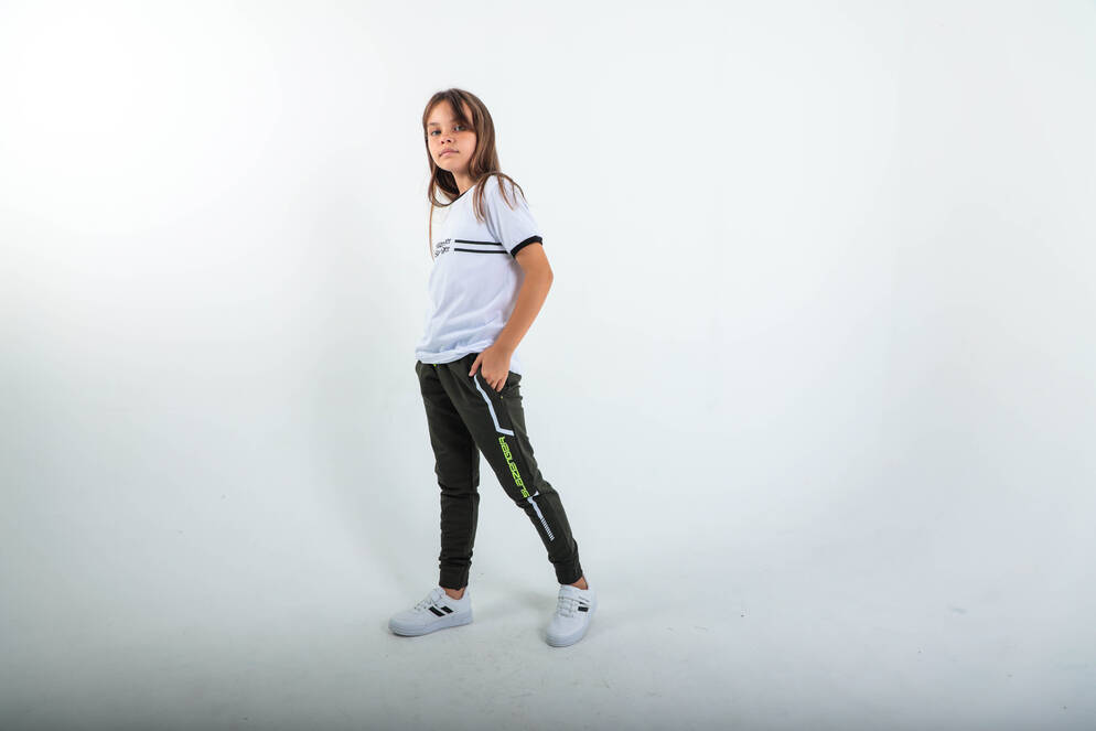 Slazenger DETLEV Kids' Tracksuit Bottoms Khaki