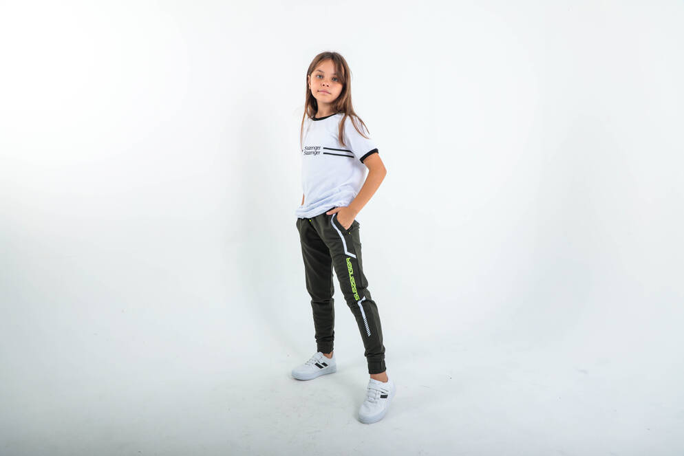 Slazenger DETLEV Unisex Çocuk Eşofman Altı Haki