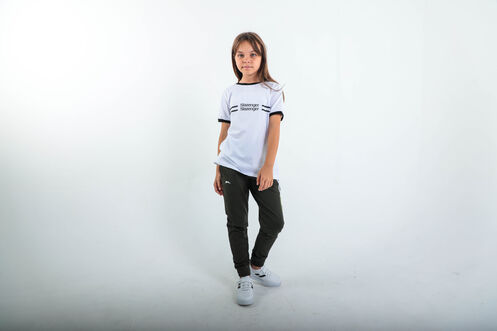 Slazenger DETLEV Unisex Çocuk Eşofman Altı Haki - Thumbnail