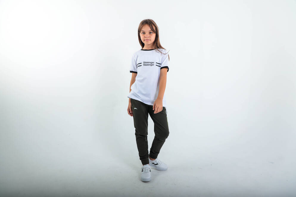 Slazenger DETLEV Unisex Çocuk Eşofman Altı Haki