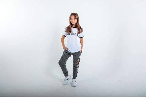 Slazenger DETLEV Unisex Çocuk Eşofman Altı Koyu Gri - Thumbnail