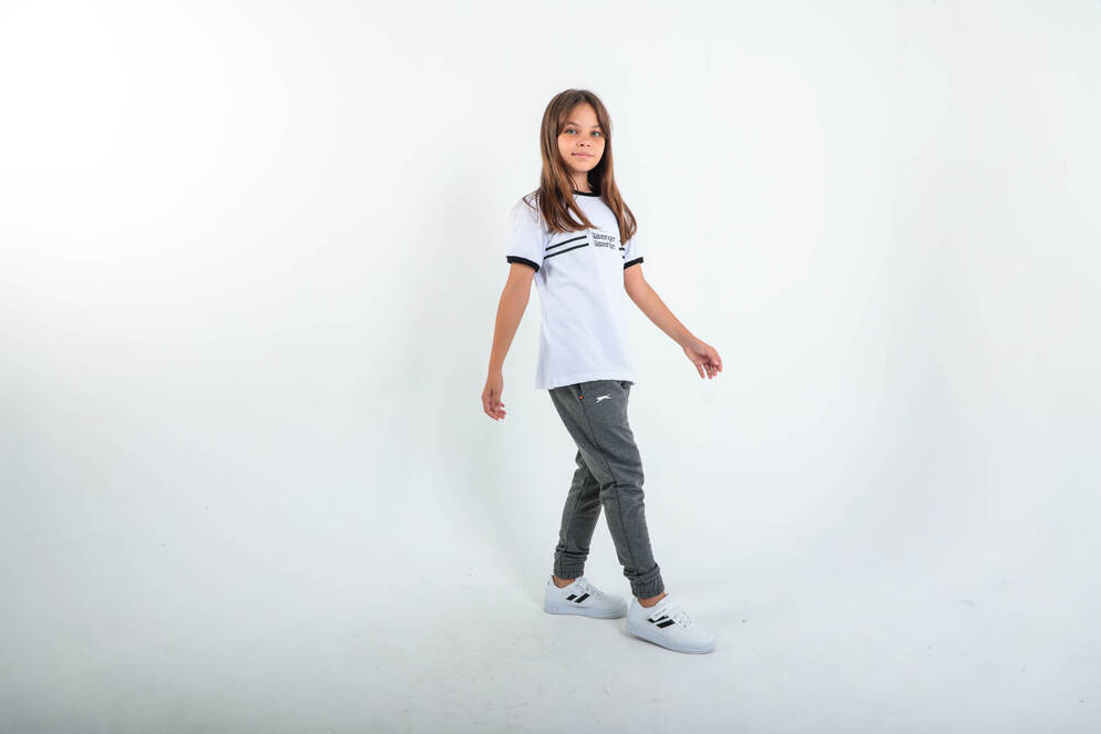 Slazenger DETLEV Unisex Çocuk Eşofman Altı Koyu Gri