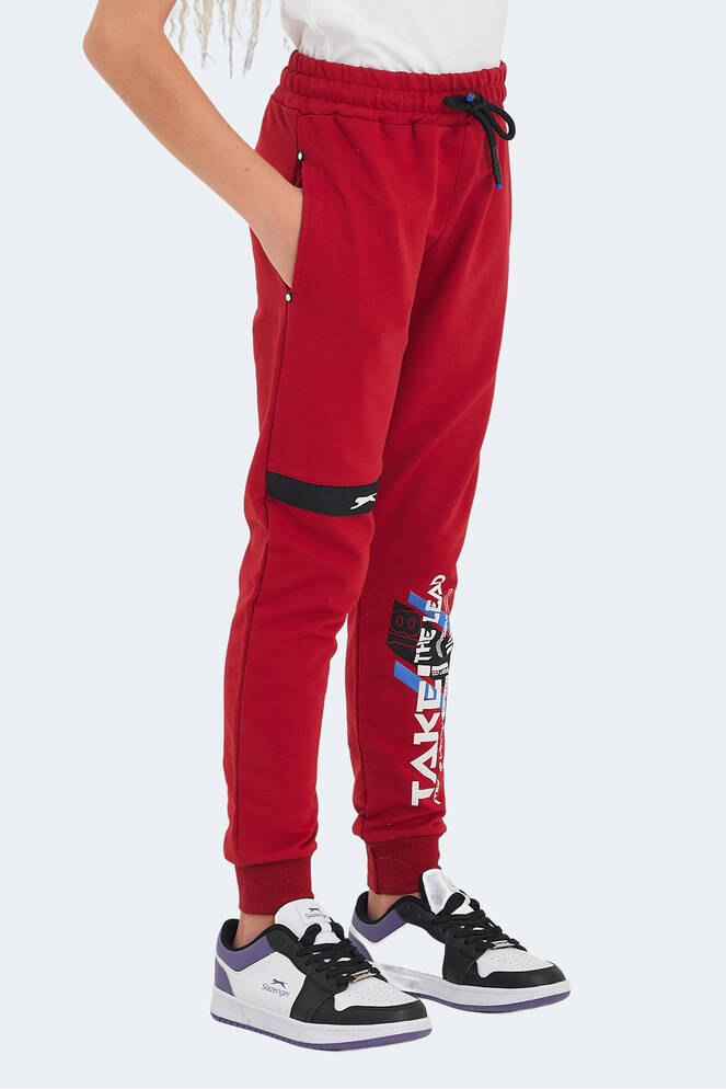 Slazenger DEVAN Kids' Tracksuit Bottoms Red